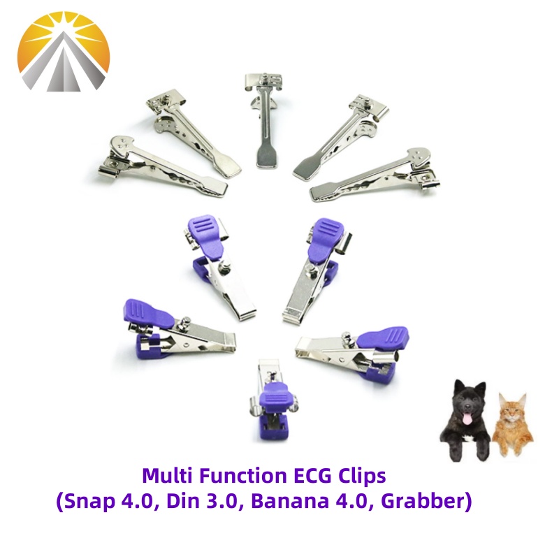 Vet Tech Accessories - 5개입 다용도 수의학 EKG 어댑터 VET