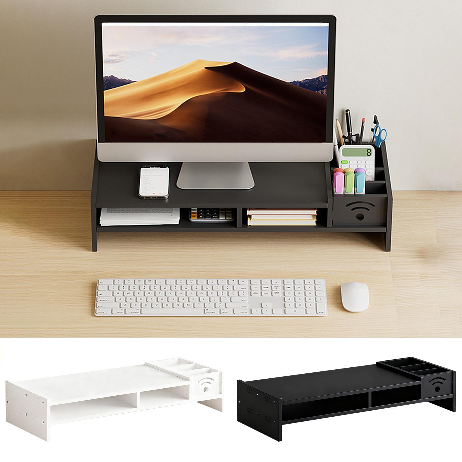 Laptop Stand Bamboo - 책상용 모니터 스탠드 2단 데스크 홀더