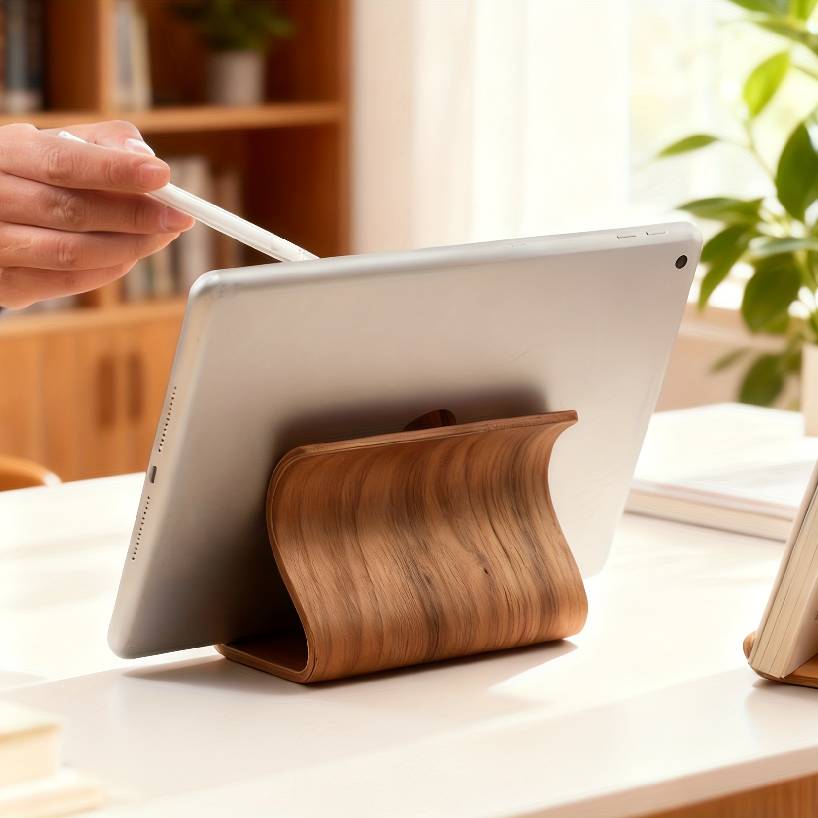 [새로운 나무 휴대폰 거치대] 새로운 휴대용 나무 데스 - Laptop Stand Bamboo 리뷰 및 가격