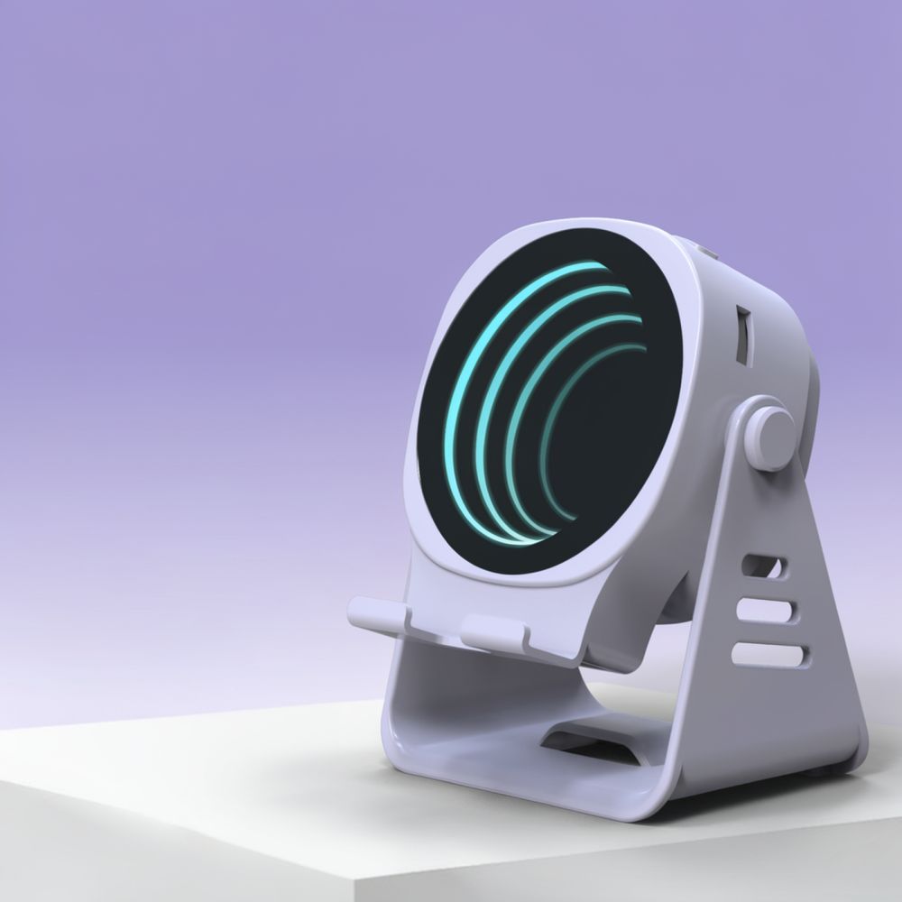 부드러운 조명이 있는 데스크탑 블루투스 스피커 거치대  - Tech Table Accessories 리뷰 및 가격