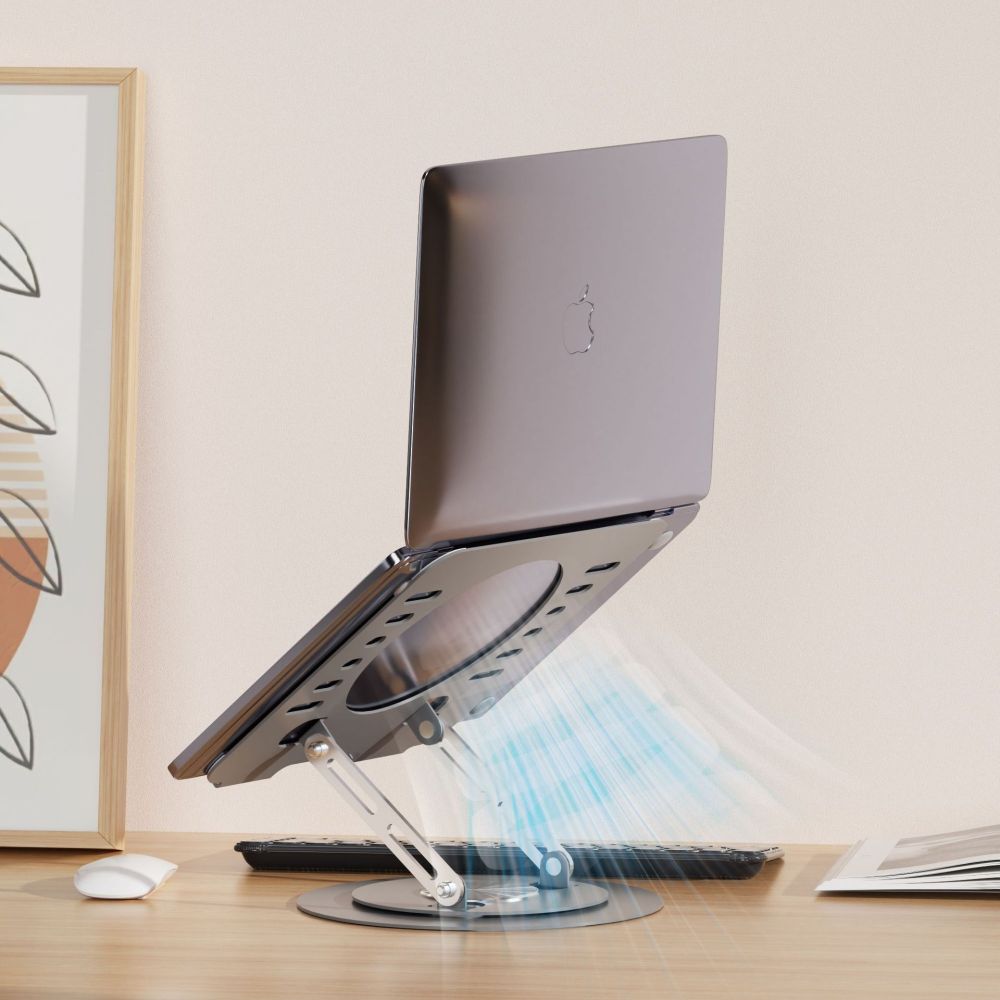 데스크탑 노트북 스탠드 알루미늄 회전 홀더 노트북 컴퓨 - Laptop Stand Bamboo 리뷰 및 가격