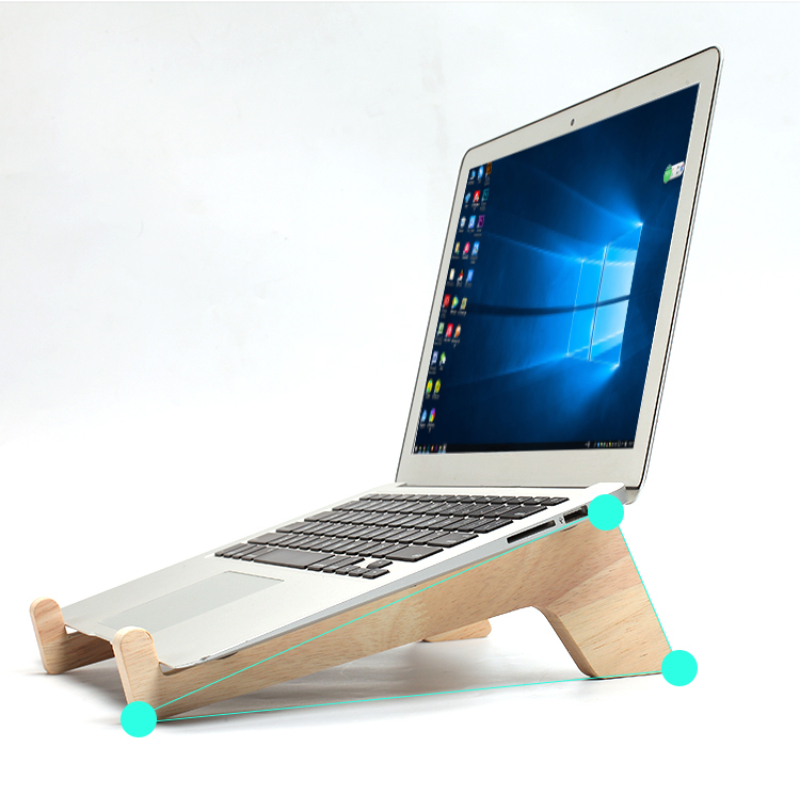 단단한 나무 노트북 스탠드, 맞춤형 데스크탑 높이 증가 - Laptop Stand Bamboo 리뷰 및 가격
