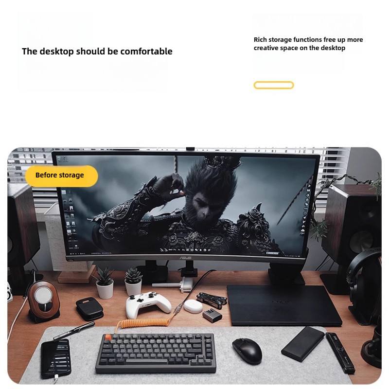인체공학적 알루미늄 모니터 받침대, 헤비듀티 데스크탑  - Laptop Stand Bamboo 리뷰 및 가격