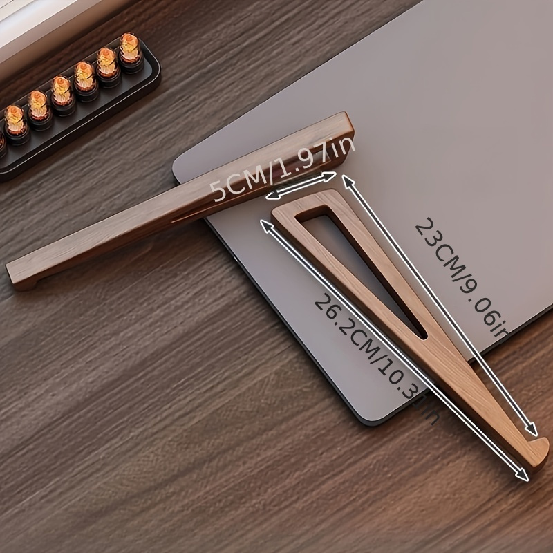 휴대용 접이식 목재 노트북 스탠드-인체공학적 12 °  - Laptop Stand Bamboo 리뷰 및 가격