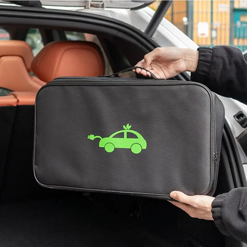새로운 자동차 충전기 보관 가방 자동차 보관 가방 점퍼 - Cable Organizer Bag 리뷰 및 가격