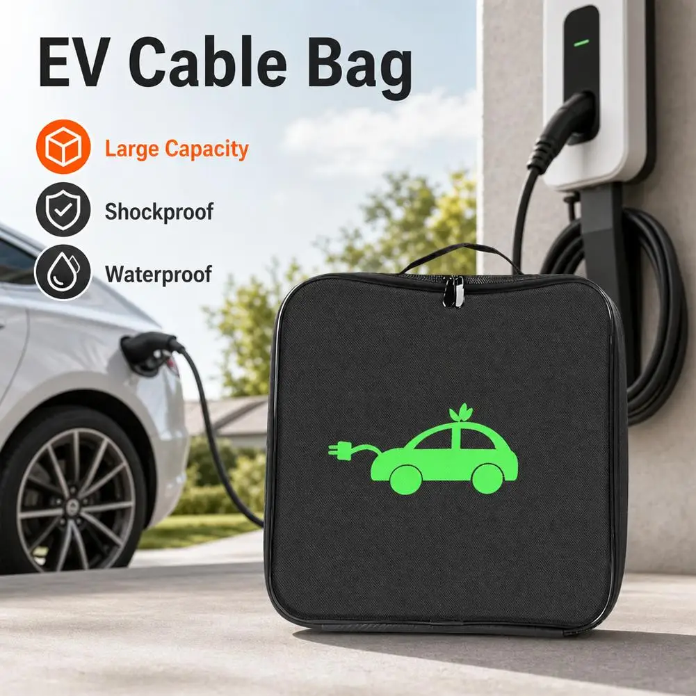 새로운 자동차 충전기 보관 가방 자동차 보관 가방 점퍼 - Cable Organizer Bag 리뷰 및 가격