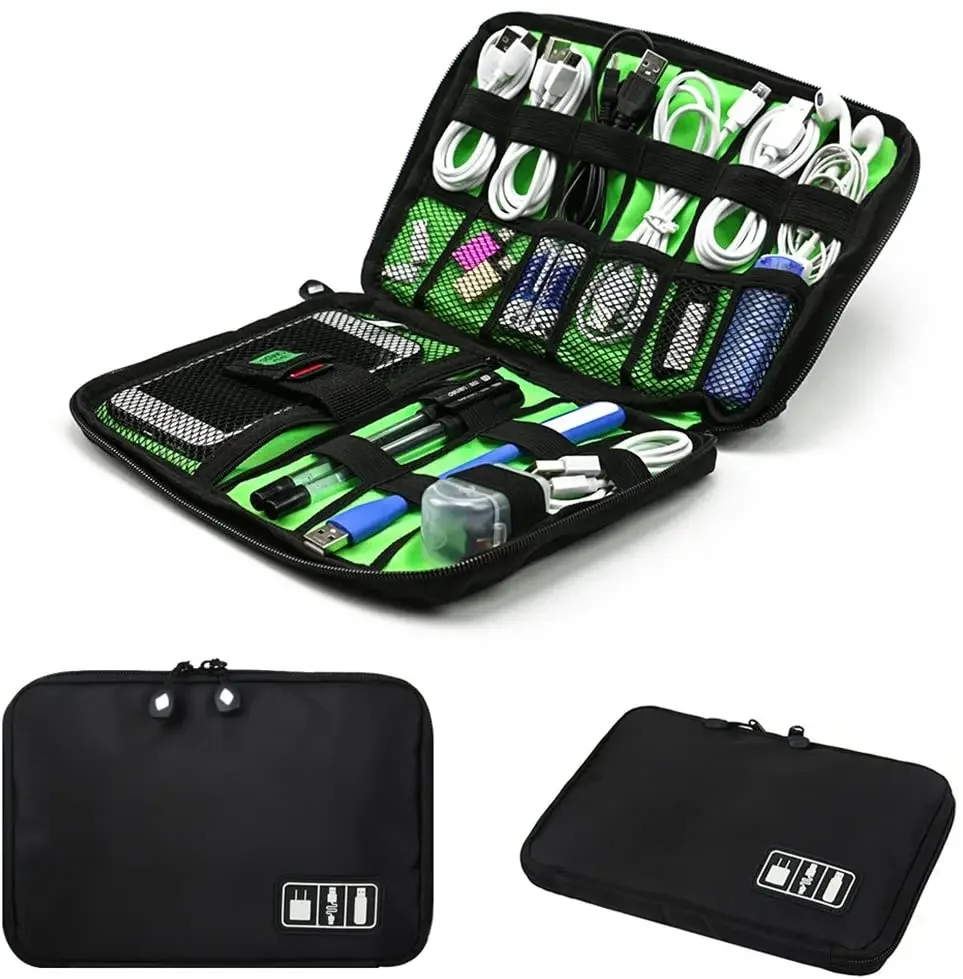 케이블 정리 보관 가방 시스템 키트 케이스 USB 데이 - Cable Organizer Bag 리뷰 및 가격